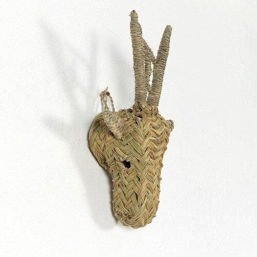 Straw Animal Head